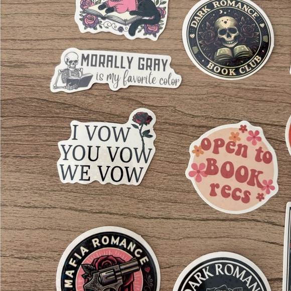 Bookish bundle Sticker Set with Pen Bookmarks - Picture 9 of 11